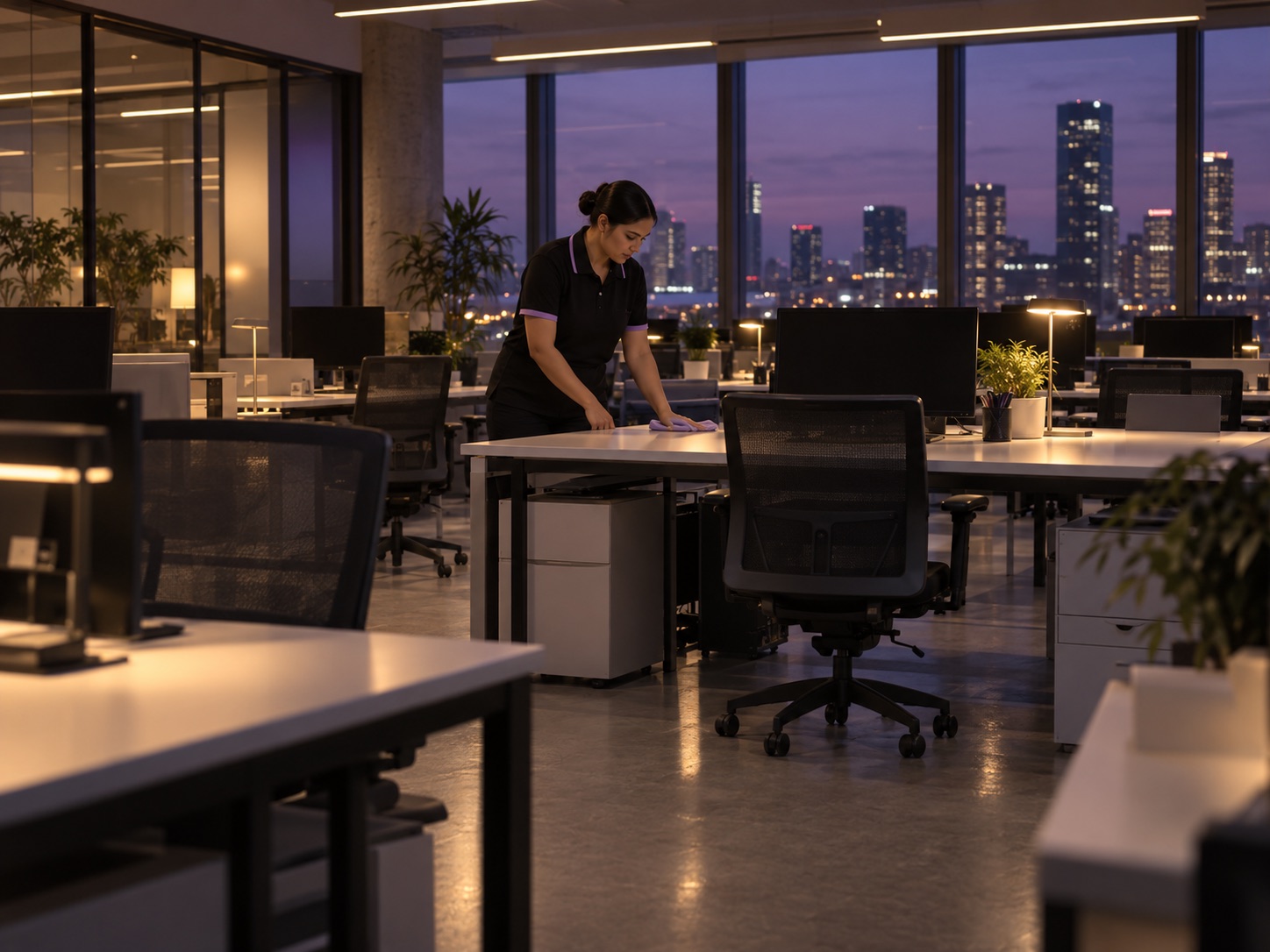 Nightly office cleaning